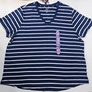 Gap Women's Soft  V-Neck Short Sleeve Tee Size XXL